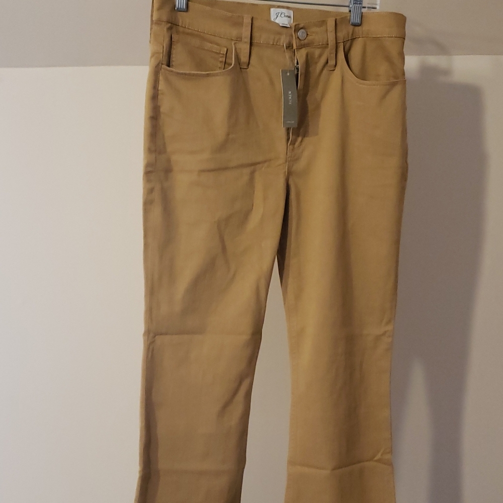 NWT JCREW flared cotton jeans 30 waist
